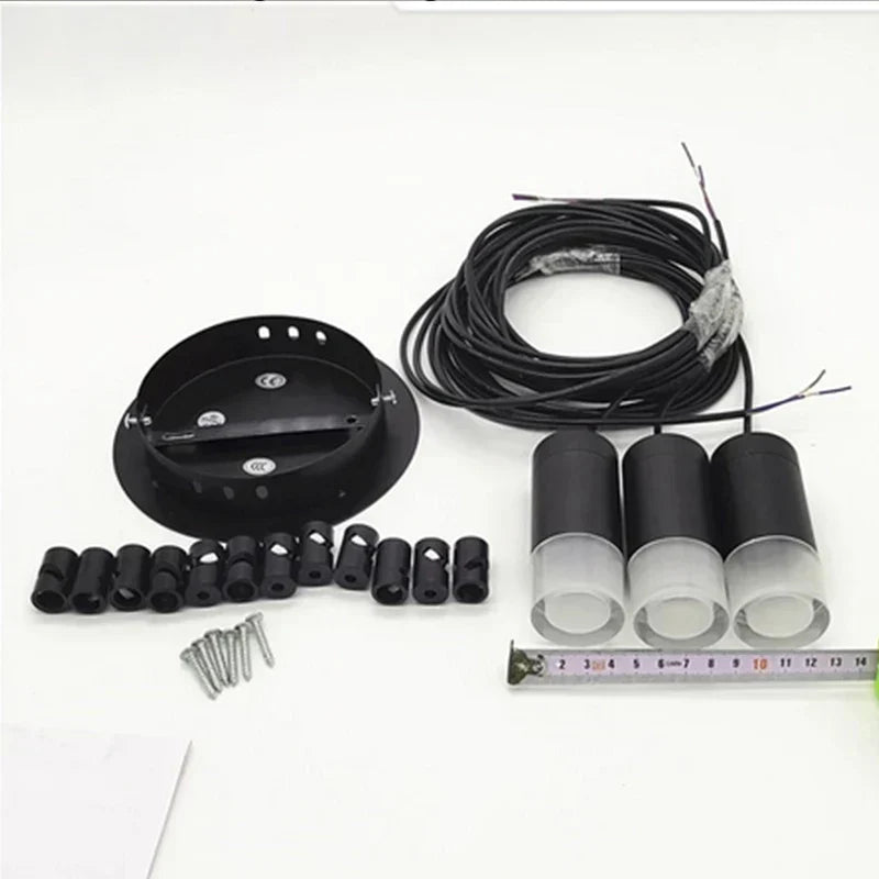 DecorBites™ Black Minimalist LED Wall Lamp for Bedroom and Living Room
