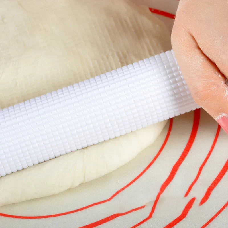 DecorBites™ ABS Floating Point Exhaust Roller Rolling Pin for Kitchen Dough Pastry Making