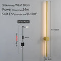 DecorBites™ Black LED Wall Sconce for Living Room Bedroom Lighting