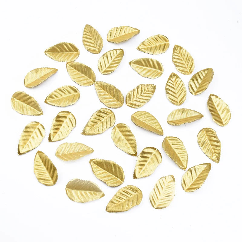 DecorBites™ Christmas Crafts Silk Leaf Home Wedding Decorative Flowers Wreaths Artificial Plants