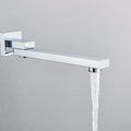 DecorBites™ Brass Chrome/Black Bronze Swivel Shower Faucet Spout Wall Mount Bathroom Accessory