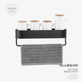 DecorBites™ Aluminum Bathroom Shelf with Towel Bar for Bath/Shower Organization