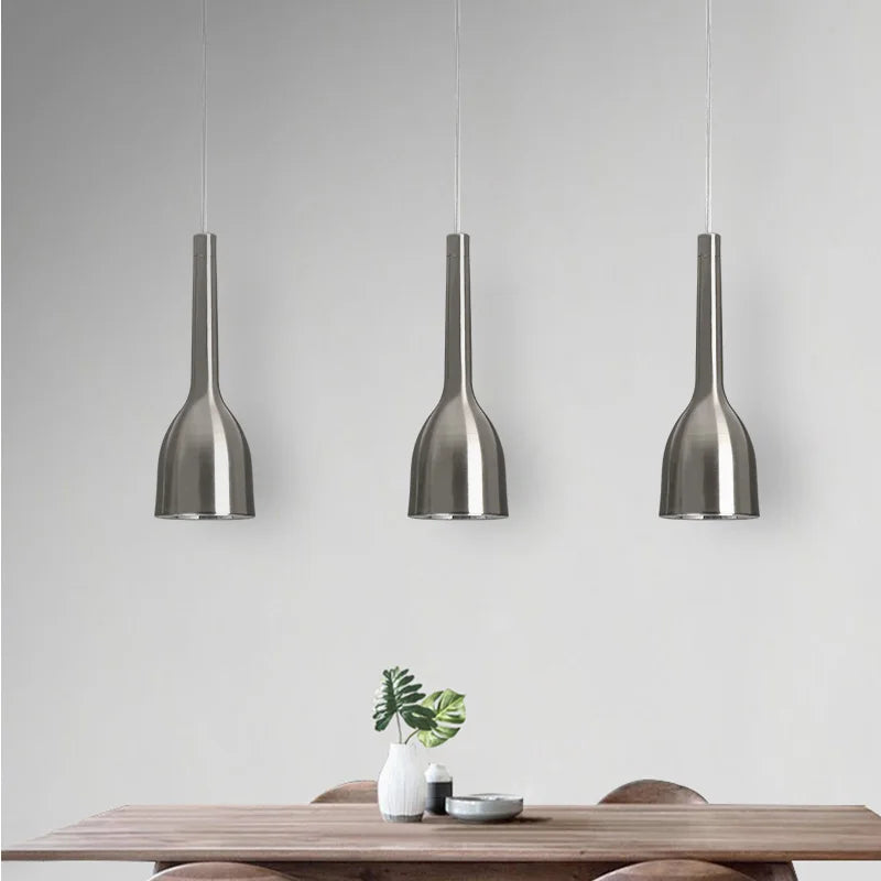 DecorBites™ LED Pendant Light 7W CRI 97 Nordic Brushed Nickel Hanging Spotlight