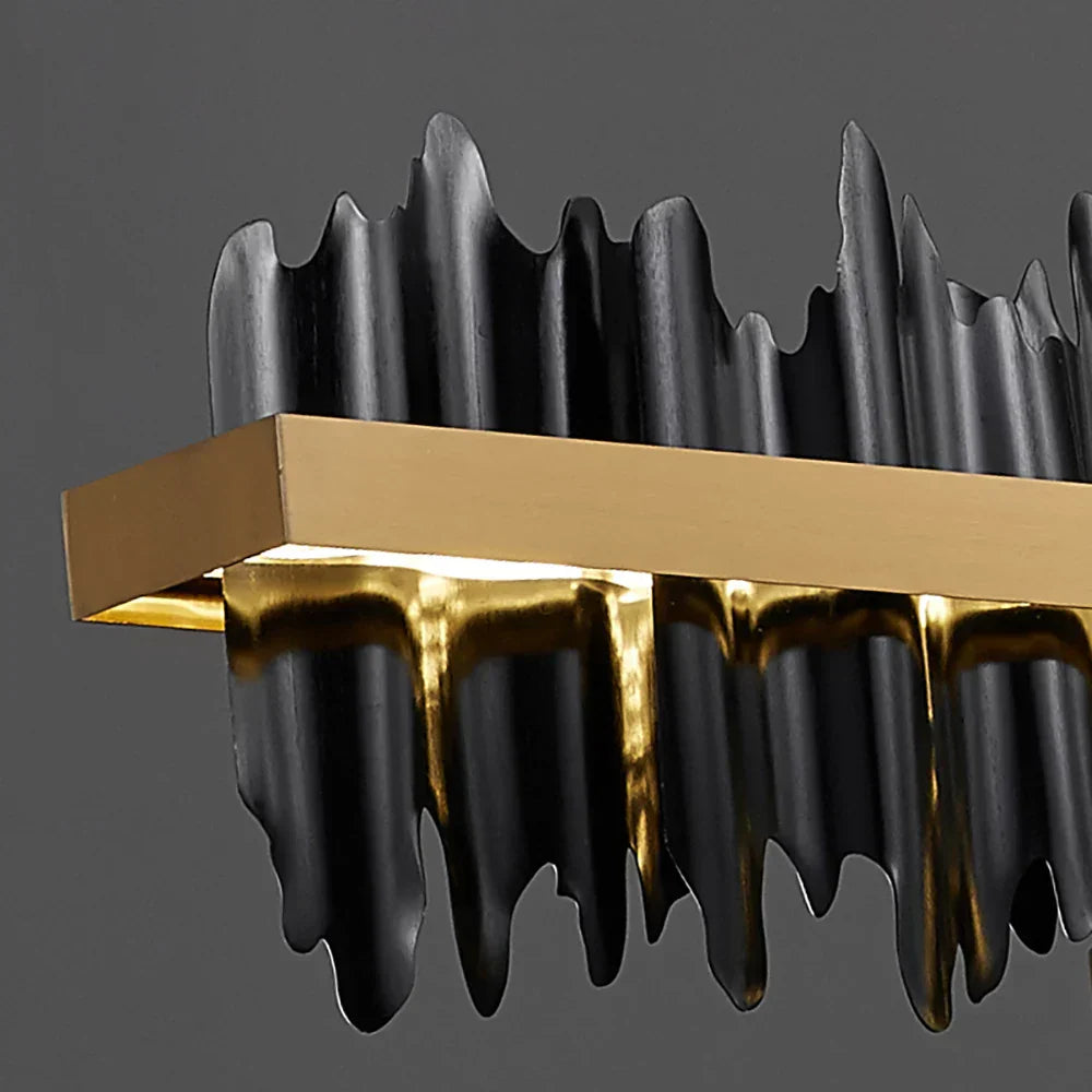 DecorBites™ Iceberg Design LED Chandelier - Modern Dining Room & Kitchen Island Lighting