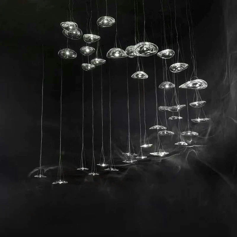 DecorBites™ Glass Staircase Pendant Light for Restaurant, Bar, and Bedside Table