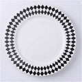 DecorBites™ Ceramic Dessert Plates Set - 8 Inch Scandinavian Style Breakfast Saucers