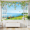 DecorBites™ Bohemian Wood Tapestry Wall Hanging for Stylish Dorm Room Decor