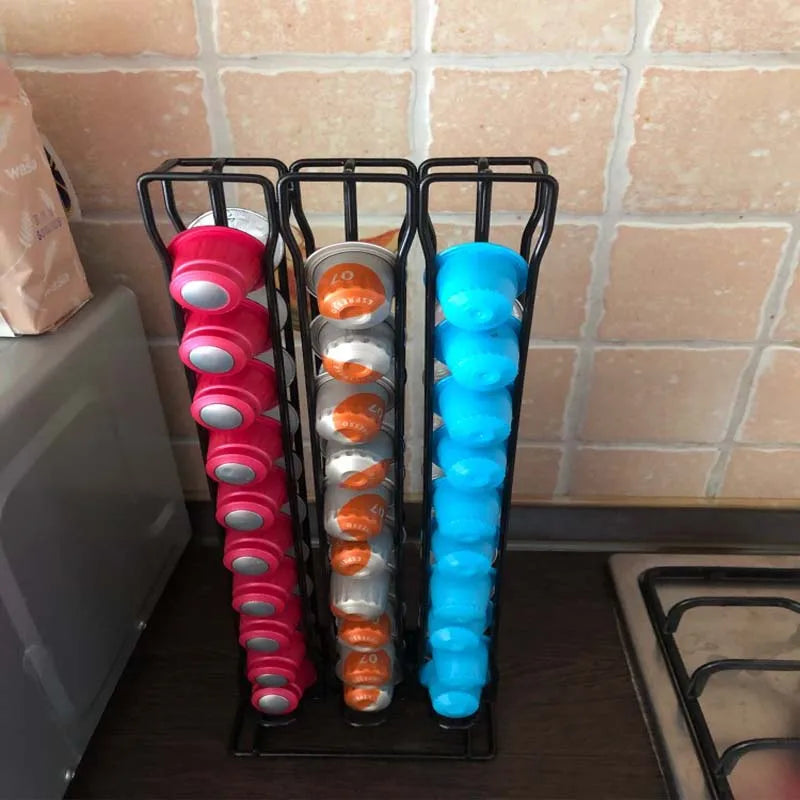 DecorBites™ Coffee Capsule Holder Stand for 60/40 Nespresso Pods