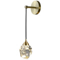 DecorBites™ Crystal Wall Lamp: Modern Golden Light Fixture for Living Room and Bedroom