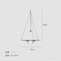 DecorBites™ Clear Glass Pendant Lights - Modern Nordic LED Bedroom & Restaurant Light