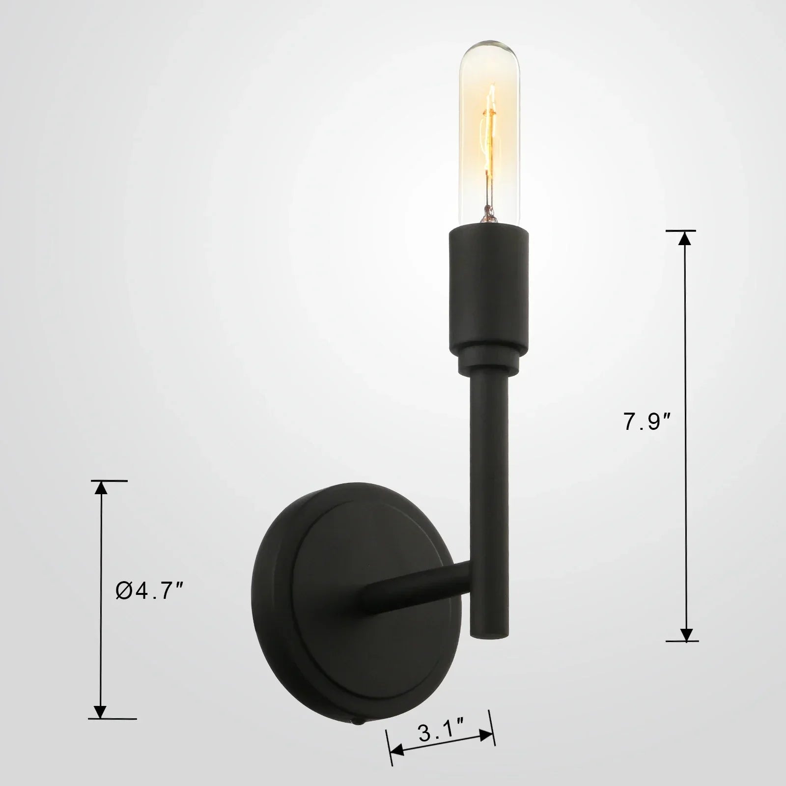 DecorBites™ Industrial Antique Metal Wall Lamp for Minimalist Bedroom