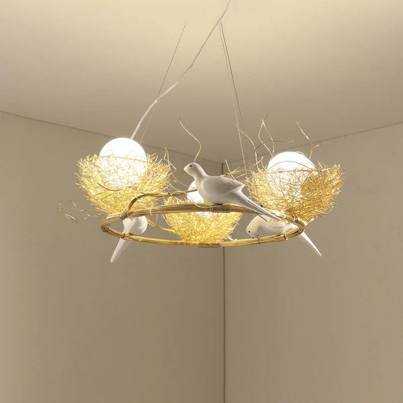 DecorBites™ Bird's Nest LED Pendant Light for Dining Room, Cafe, Bar, Restaurant Decor