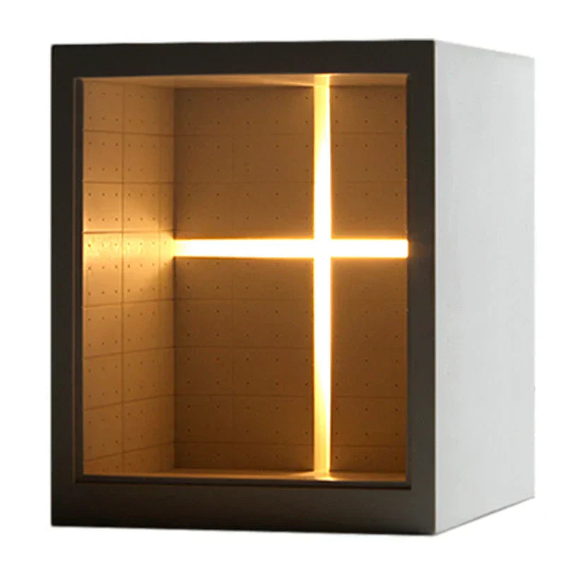 DecorBites™ Concrete Church Table Lamp | Classic Architectural Night Light | Retro Decor Fixture