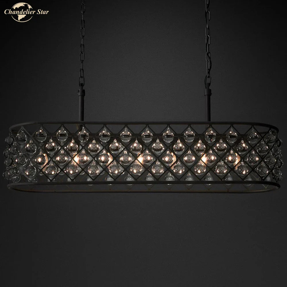 DecorBites™ Glass Drop Chandelier Pendant Lights for Living Dining Room