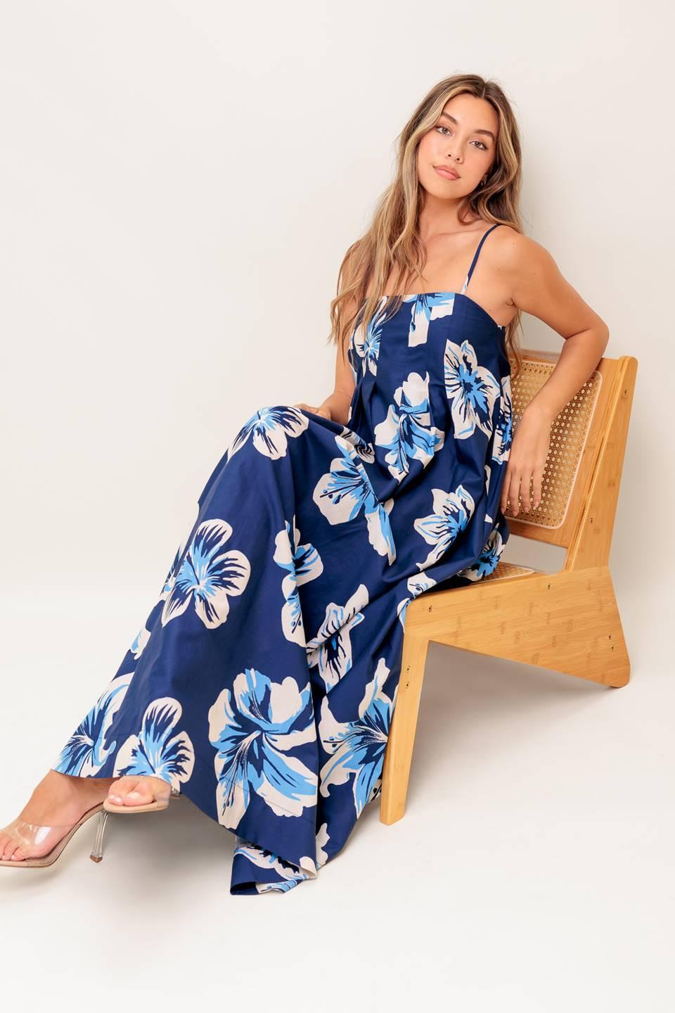 ON MY WAY WOVEN MAXI DRESS