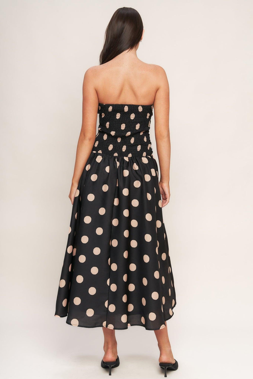 SPOTLIGHT HOUR WOVEN MIDI DRESS