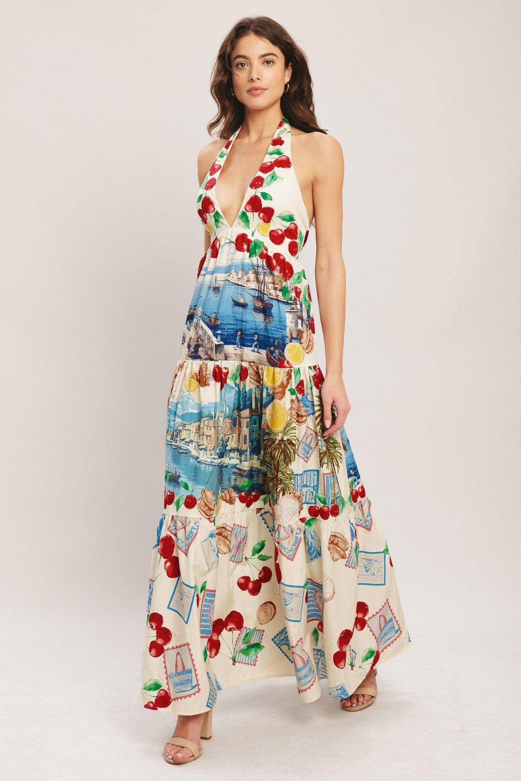 [PREORDER] ITALIAN RIVIERA DREAM WOVEN MAXI DRESS