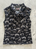 Dino Bones Bow Top - 1X only