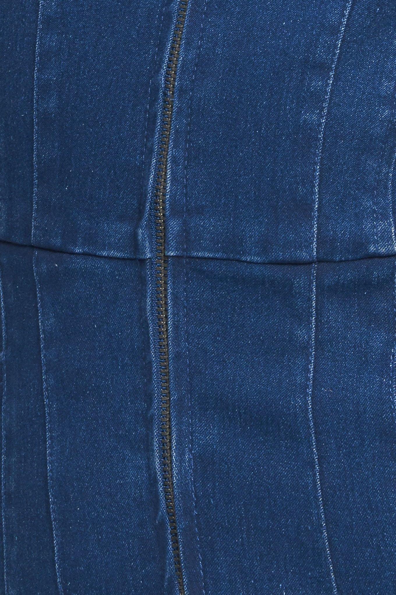 SHY GIRL MEDIUM INDIGO DENIM JUMPSUIT
