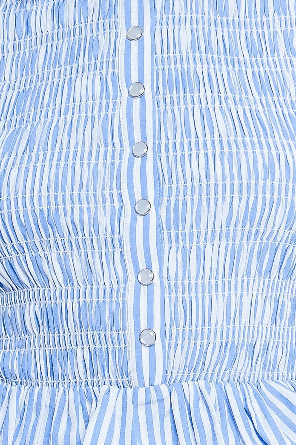 EFFORTLESSLY SWEET STRIPED WOVEN TOP