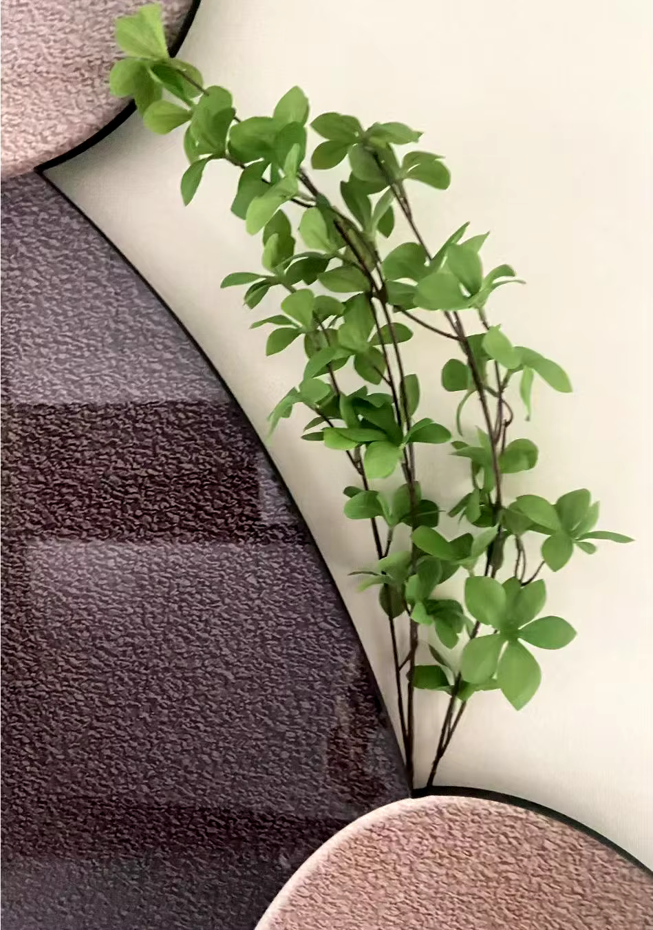 DecorBites™ Green Plant Mural Wall Lamp for Modern Living Room Decor