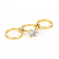 Diamond Ins Fashion Personality European And American Zircon Non-fading Ring
