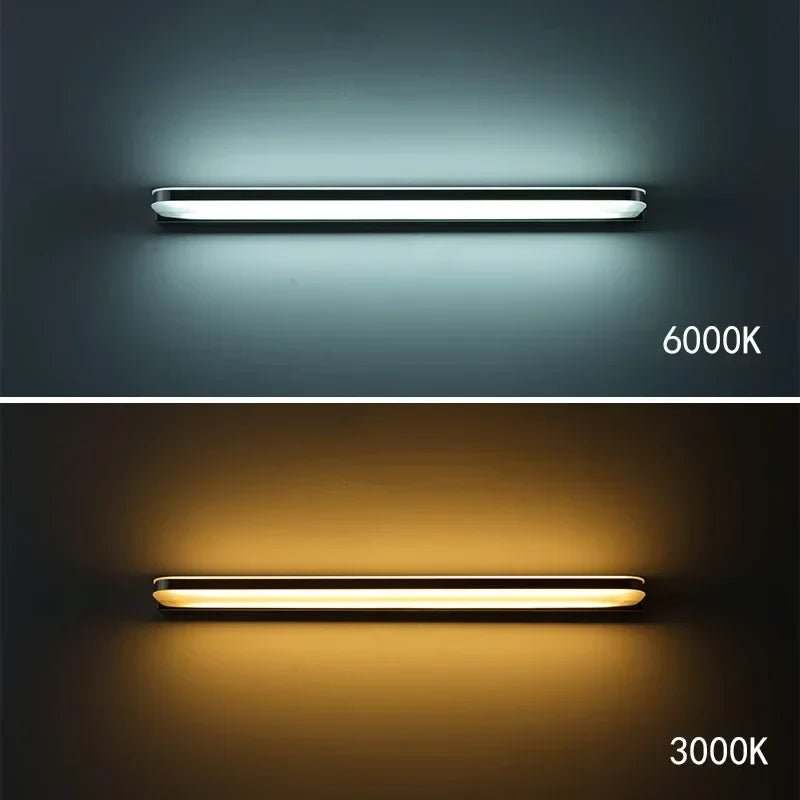 DecorBites™ LED Mirror Light Stainless Steel Modern Bathroom Vanity Lighting
