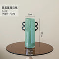 DecorBites™ Glass Vase: Double-eared Straight-tube Flower Arrangement Hydroponics Terrarium Home Decoration
