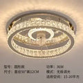 DecorBites™ Crystal LED Ceiling Fan Remote Control Modern Bedroom Light Fixtures