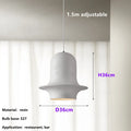 DecorBites™ Black Wabi-Sabi Industrial Chandelier for Restaurant Cafe and Bedroom