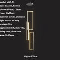 DecorBites™ LED Rectangle Staircase Chandelier Pendant Lighting for Modern Living Room Decor