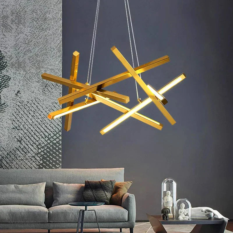 DecorBites™ LED Chandelier Lighting for Living Room Bedroom Dining Salon Indoor - Pendant Lamp & Room Decor