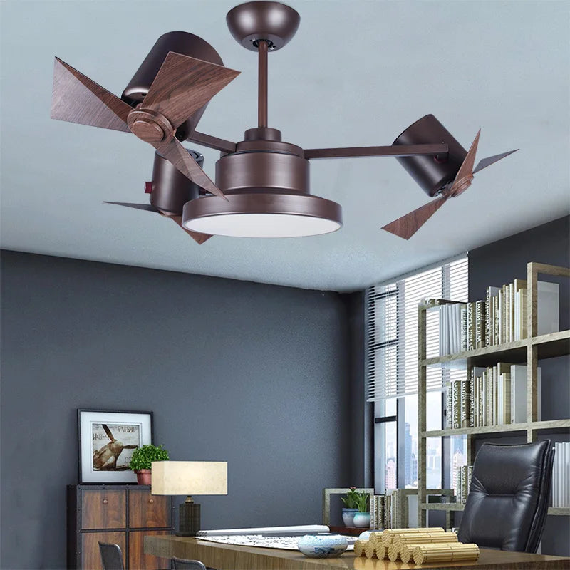 DecorBites™ Ceiling Fan Lamp Invisible European Style Bedroom Electric Fan Simple Design