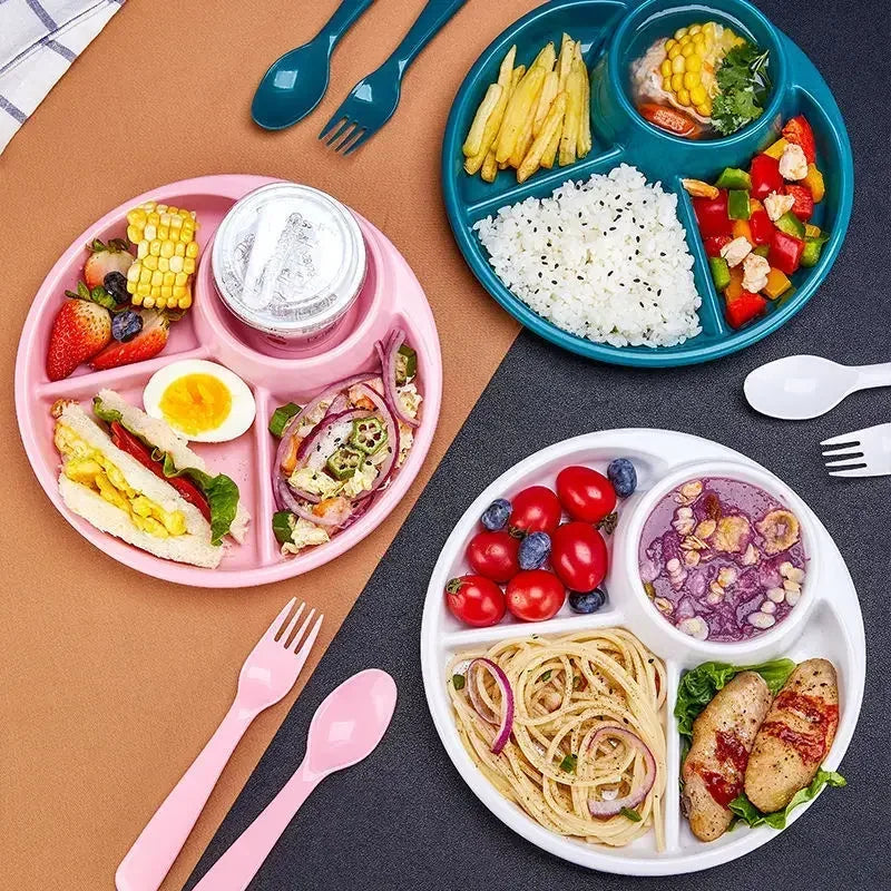 DecorBites™ Bariatric Portion Control Plate for Weight Loss and Meal Planning