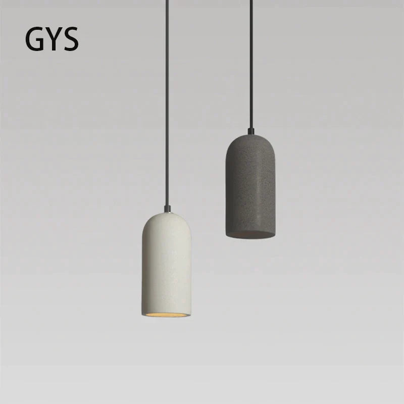 DecorBites™ LED Cement Chandelier: Simple Industrial Style Ceiling Lamp for Bedroom, 110V 220V