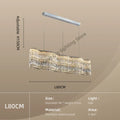 DecorBites™ Crystal Chandelier Pendant Light, Elegant Hanging Lamp Fixture