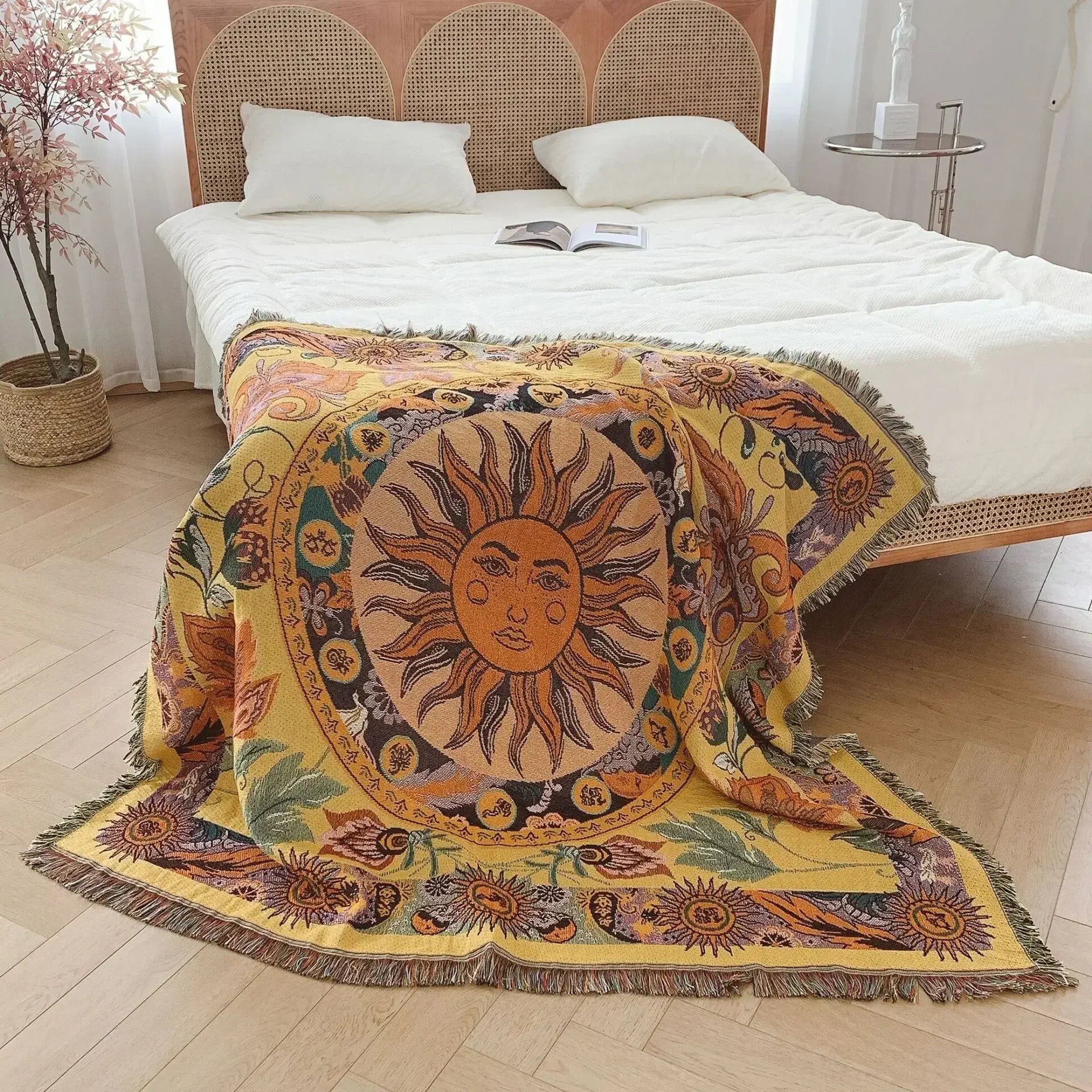 DecorBites™ Bohemian Camping Blanket - Multi-Functional Outdoor Essential