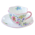 DecorBites™ Bone China Coffee Cup and Saucer Set for Home and Office