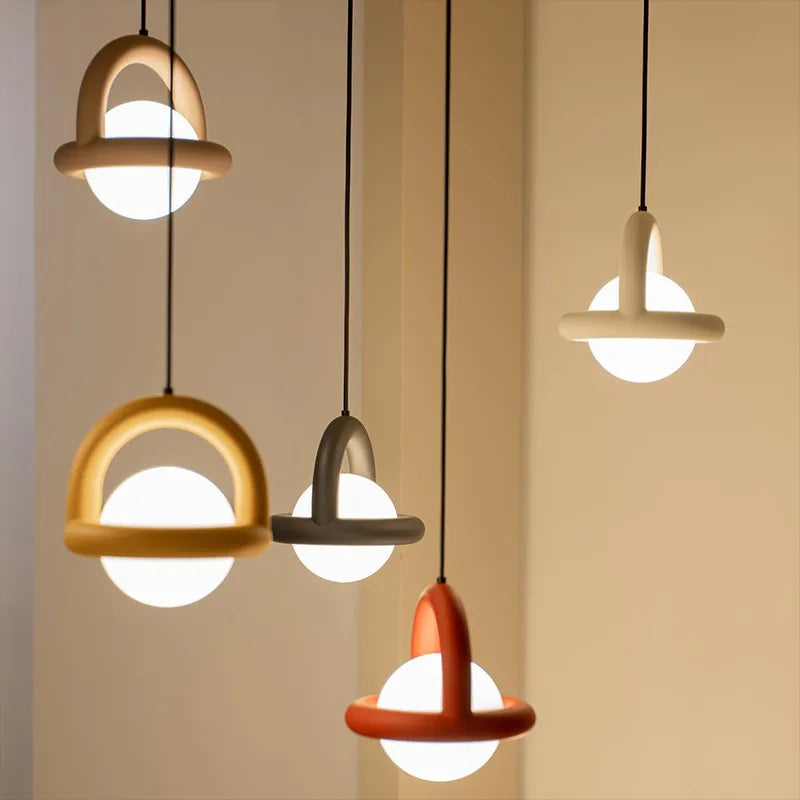 DecorBites™ LED Pendant Lights Acrylic Ball Metal Wire 150cm Dining Room Kitchen Bedroom