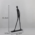 DecorBites™ Abstract Cast Iron Acrobatics Sculpture Desk Decoration Slender Figures