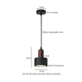 DecorBites™ Black Stone LED Hanging Pendant Light for Modern Home Decor