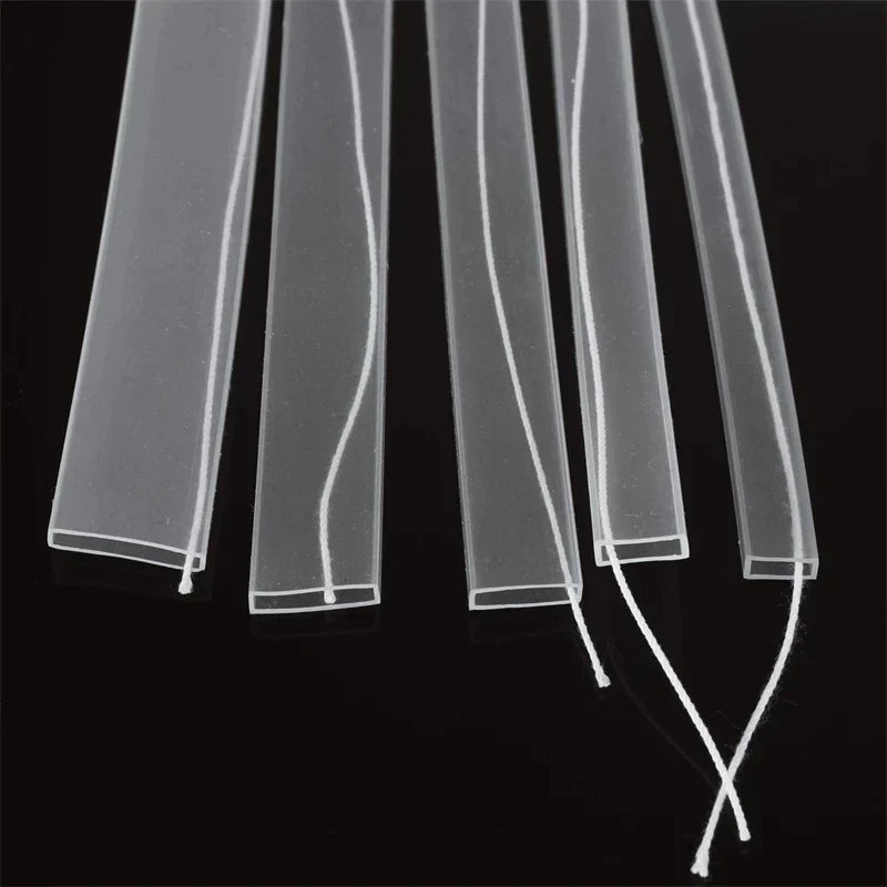DecorBites™ 12mm LED Silicone Tube Waterproof Strip Light Channel Diffuser for Flexible Lighting