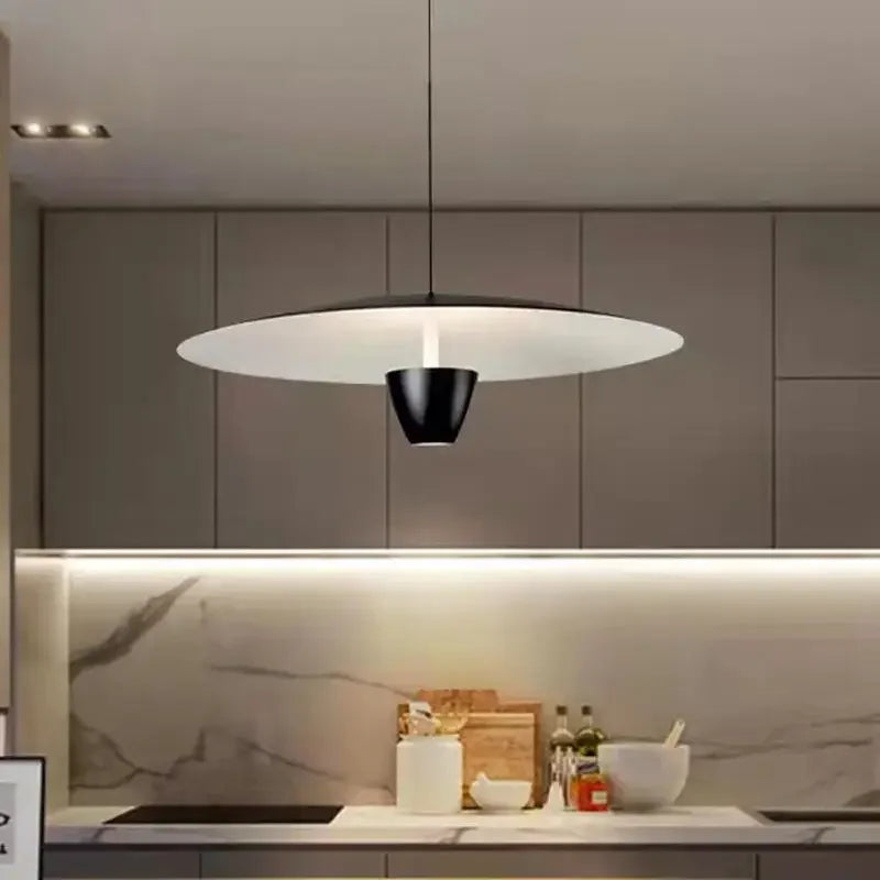 DecorBites™ Black LED Hanging Light for Modern Spaces