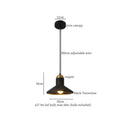 DecorBites™ Black Travertine Pendant Light: Nordic Modern LED Hanging Lamp for Living Room & Bedroom