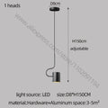 DecorBites™ LED Staircase Chandelier: Adjustable Modern Living Room Lighting for Villa Decoration