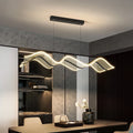 DecorBites™ LED Wave Pendant Light for Living Room Kitchen Decor - Indoor Hanging Lights