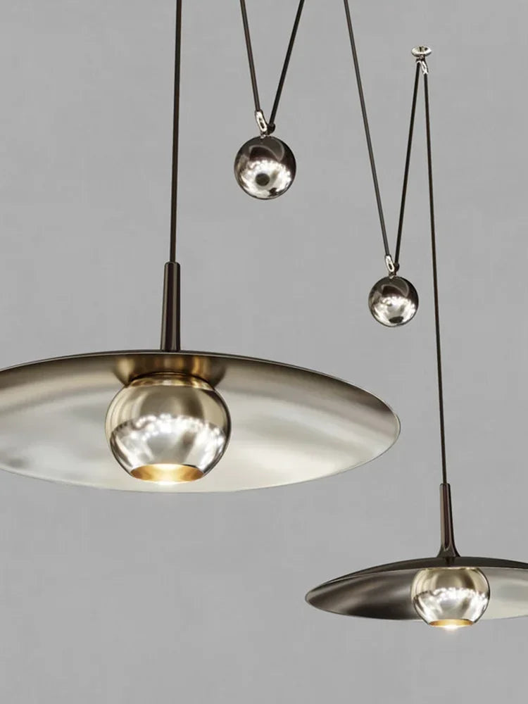 DecorBites™ LED Pendant Lighting Lamp for Bedroom Dining Room Bedside, Adjustable Hanging Light Fixture