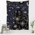 DecorBites™ Cat Eyes Tapestry Wall Hanging Abstract Psychedelic Witchcraft Bohemian Home Decor