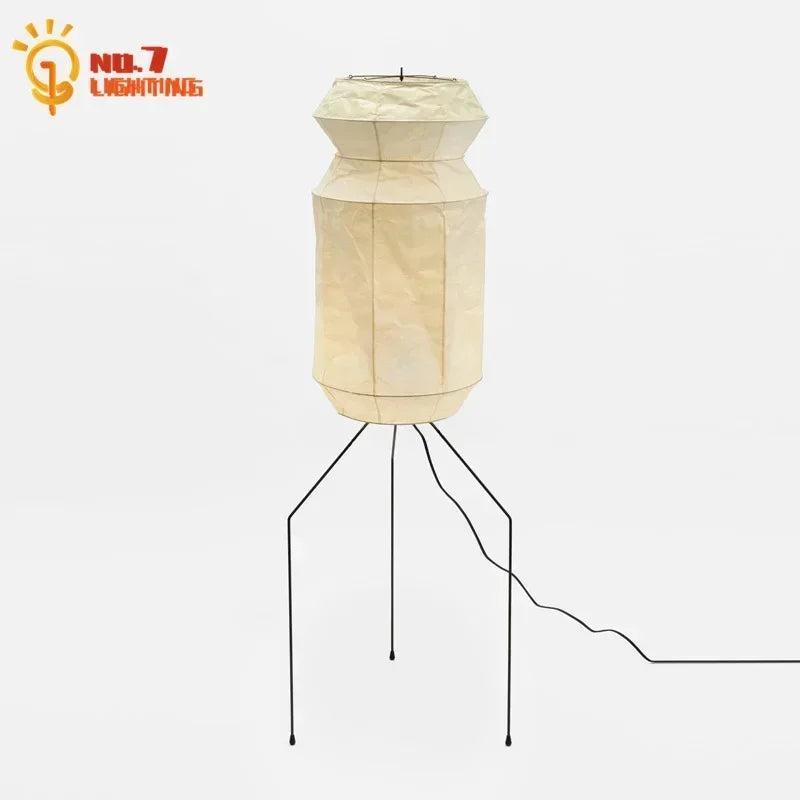 DecorBites™ Akari Noguchi Rice Paper Table Lamp LED E27 Modern Light for Living Room