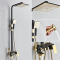 DecorBites™ 8" Rainfall Shower Set with Bidet Function, Wall Mounted Hot Cold Mixer Tap